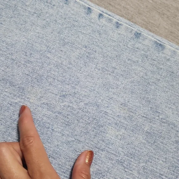 Vintage Wrangler Light Wash High Rise Tapered Leg Baggy Relaxed Mom Jeans - Picture 9 of 9